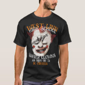 T-SHIRT WEST LINN HIGOL TO CADAVER CLOWNS NOM (Devant)
