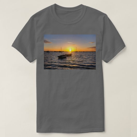 T-shirt West Mersea Sunset 4 (Design devant)