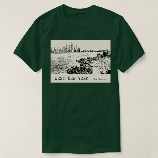 T-shirt West New York New Jersey (Design devant)