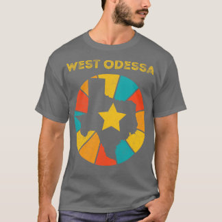 T-shirt West Odessa Texas Vintage Souvenir désorganisé 1