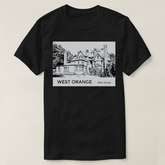 T-shirt West Orange New Jersey (Design devant)