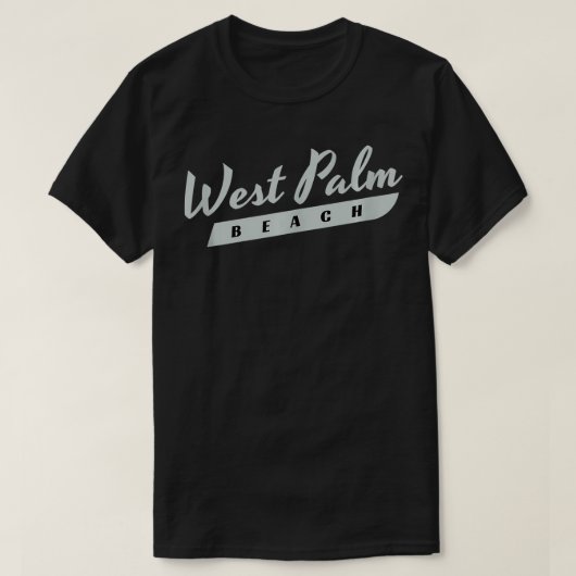 T-shirt West Palm Beach Vintage (Design devant)