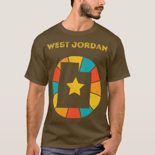 T-shirt West Utah Souvenir Vintage désorganisé 1