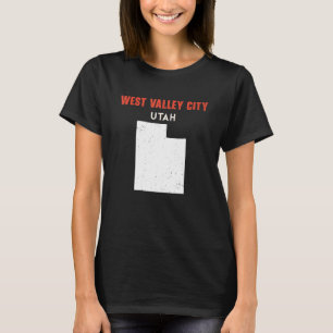 T-shirt West Valley City Utah USA State America Travel Uta