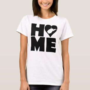 T-Shirt West Virginia Home Heart State Tees