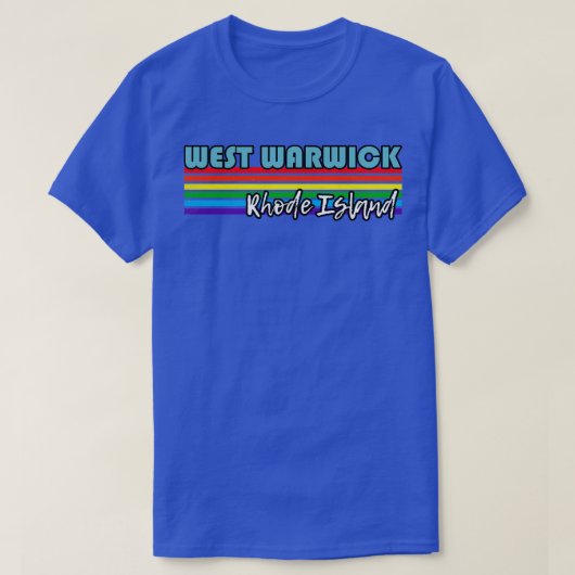 T-shirt West Warwick Rhode Island Pride West Warwick LGBT (Design devant)