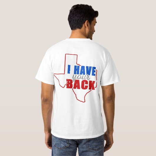 T-shirt WeStandWithTexas (Dos entier)