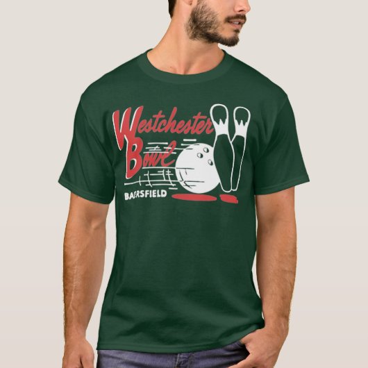 T-shirt Westchester Bowl - Bakersfield, CA - Vintage Bowli (Devant)