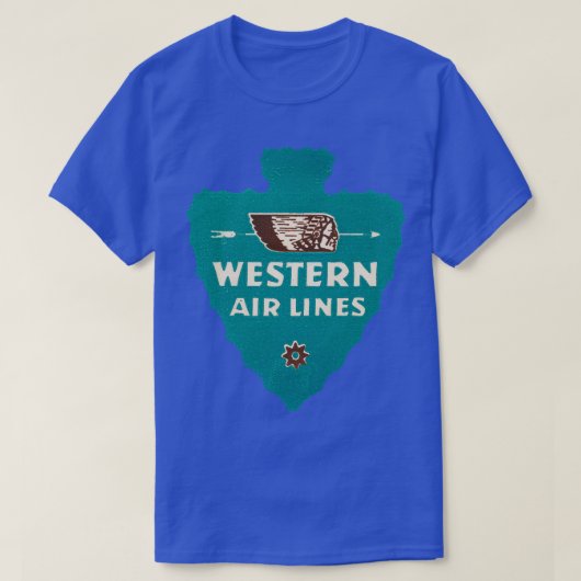T-shirt Western Airlines 1955 (Design devant)