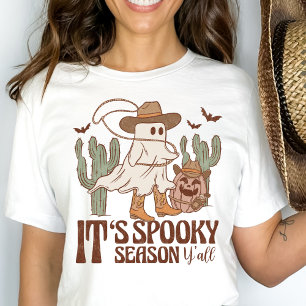 T-shirt Western Country Cowgirl Saison Éffrayante Hallowee