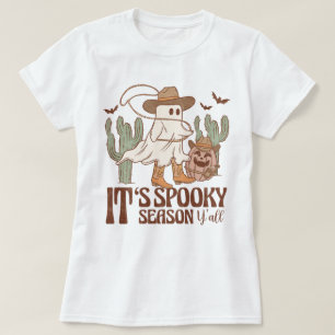 T-shirt Western Country Cowgirl Saison Éffrayante Hallowee