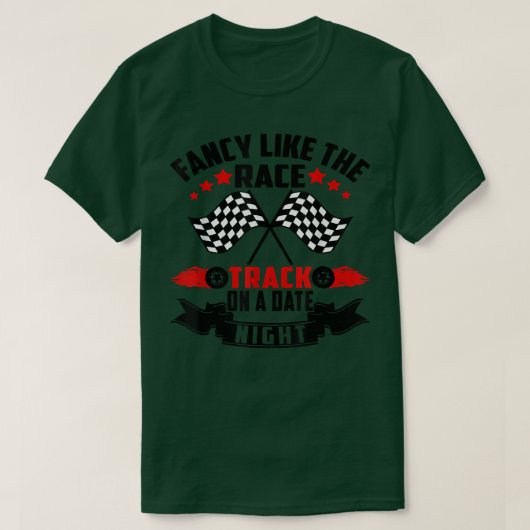 T-shirt Western Country Fancy Like Race Track on a Dat (Design devant)