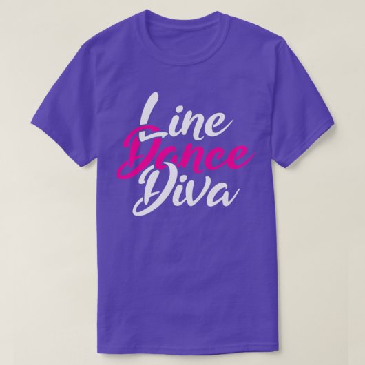 T-shirt Western Country Line Danser Diva Women Ligne cadea (Design devant)
