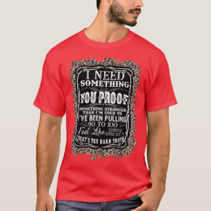 T-shirt Western Country Music Leopard J'ai besoin de quelq