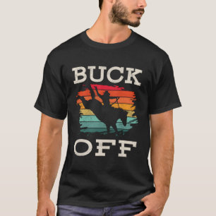 T-shirt Western Country Rodeo Buck Off Horse équitation