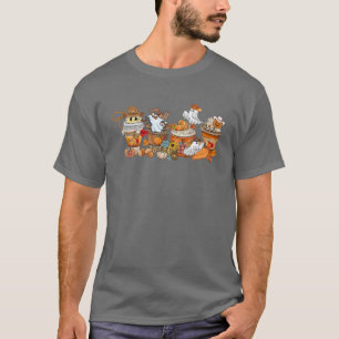 T-shirt Western Cowboy Citrouille Spice Latte Halloween Ca