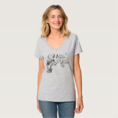 T-shirt Western Reflectionz (Barrel Racer) (Devant entier)