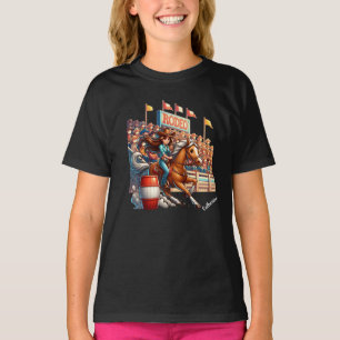 T-shirt Western Rodeo Horse Cowgirl Barrel Racing Custom