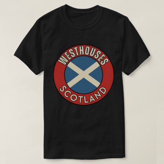 T-shirt Westhouses, Écosse (Design devant)