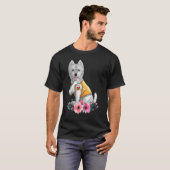 T-shirt Westie I Love Mom Tattoo Dog Funny Mother's Day (Devant entier)
