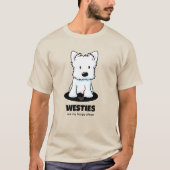 T-shirt Westie KiniArt (Devant)