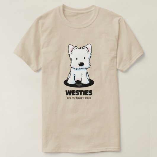 T-shirt Westie KiniArt (Design devant)