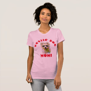 T-shirt Westie Maman Chien Meilleur Chien Maman Jamais