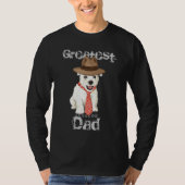T-shirt Westie Papa (Devant)