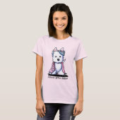 T-shirt Westie Princesse Sparkleheart (Devant entier)