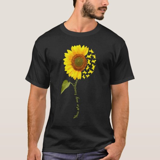 T-shirt Westie Sunflower (Devant)