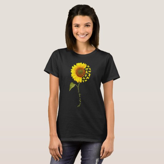 T-shirt Westie Sunflower (Devant entier)