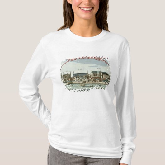 T-shirt Westminster montrant l'abbaye (Devant)