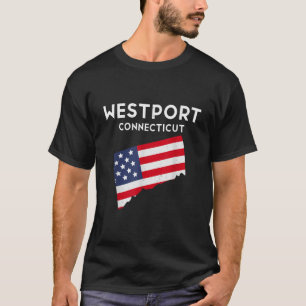 T-shirt Westport Connecticut USA State America Travel Conn