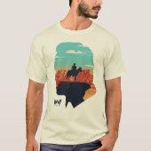 T-shirt Westworld | Dr Ford Silhouette Of Man en noir (Devant)