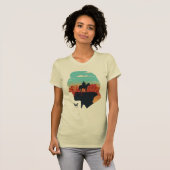 T-shirt Westworld | Dr Ford Silhouette Of Man en noir (Devant entier)