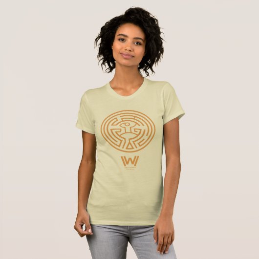 T-shirt Westworld | le symbole de labyrinthe (Devant entier)