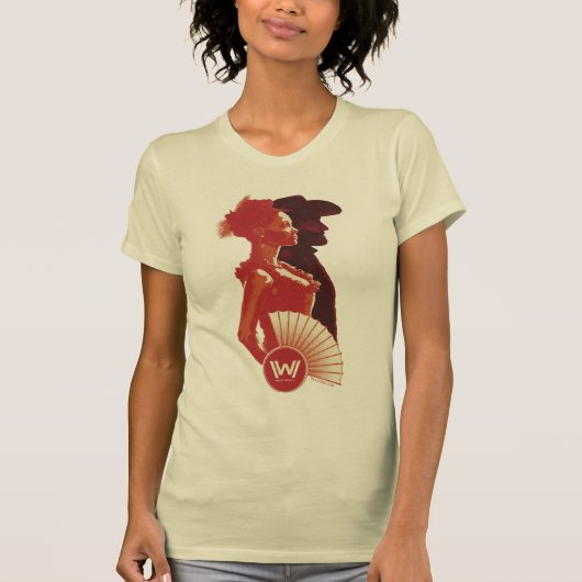 T-shirt Westworld | Portrait du crayon maeve et hector (Devant)