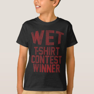 T-shirt Wet Contest Gagnante Fête Halloween Costume Facile