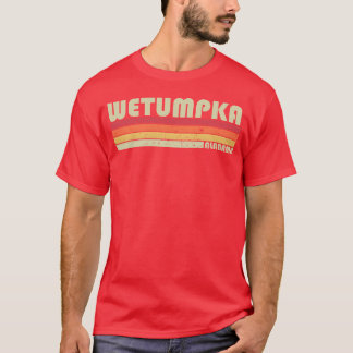 T-shirt Wetumpka Al Alabama City Accueil Racines Années 70