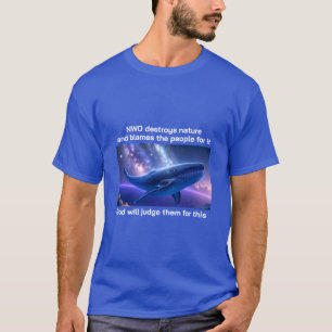 T-shirt Whale Comeback (sombre)