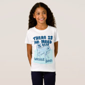 T-Shirt Whale Dog funny creature (Devant entier)