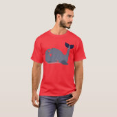 T-shirt Whale music boy (Devant entier)