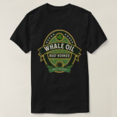 T-shirt Whale Oil Beef Hooked Comment Parler Irish St (Design devant)