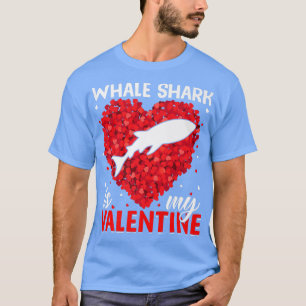 T-shirt Whale Shark Est Ma Valentine Funny Whale Vale