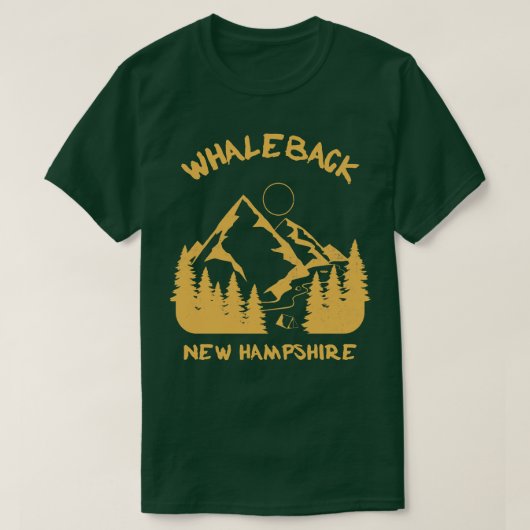 T-SHIRT WHALEBACK NEW HAMPSHIRE (Design devant)