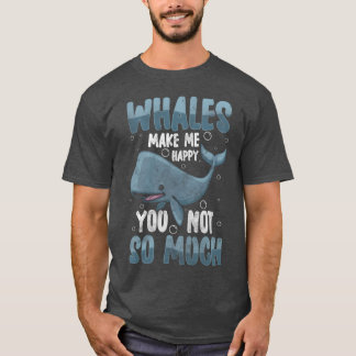 T-shirt Whales Living Being Animal Protection Maritime fri