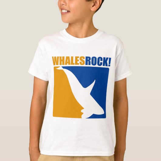 T-shirt Whales Rock ! (Devant)