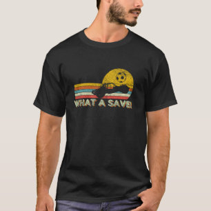 T-shirt What a save Vintage Retro Rocket Soccer Car League