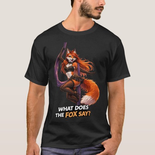 T-shirt What Does The Fox Say? (Devant)
