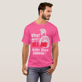 T-shirt What Doesn'T Kill Me Better Start Running Spartan (Devant entier)